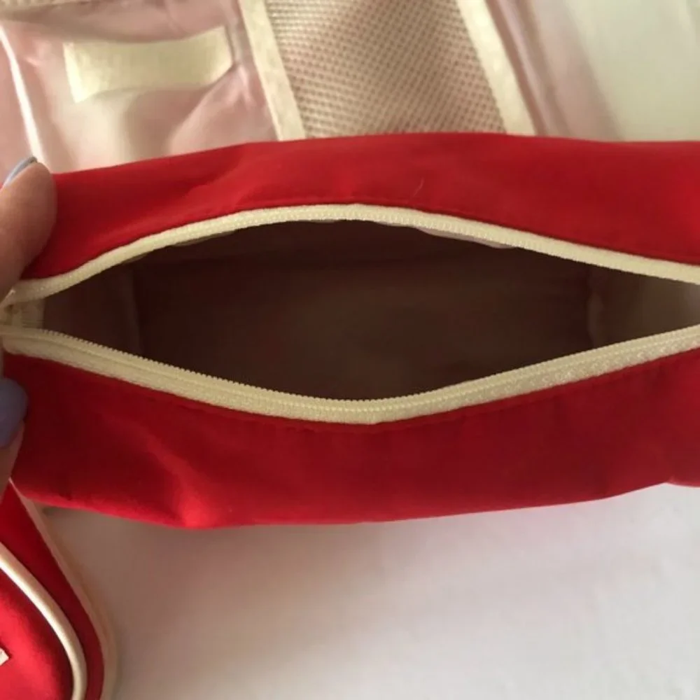 Polo Star Cosmetic Toiletry Bag Pouch Red